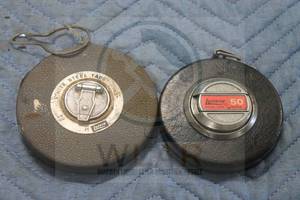 lot 114 image: TOTAL OF 2 VINTAGE&nbsp LUFKIN TAPE MEASURES , 50FT &amp 100 FT&nbsp