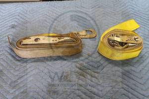 lot 118 image: TOTAL OF 2 HEAVY DUTY STRAPS&nbsp