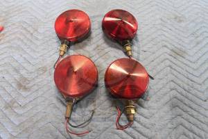 lot 123 image: SET OF 2 VINTAGE&nbsp TRAILER TRUCK TAIL STOP LIGHTS&nbsp
