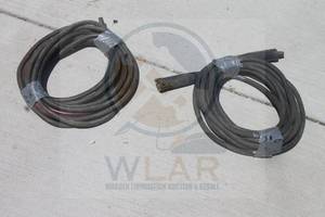 lot 144 image: TOTAL OF 2 BLACK 30FT&nbsp WELDING HOSES&nbsp