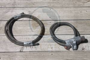 lot 151 image: TOTAL OF 2 BLACK 5FT WELDING HOSES&nbsp