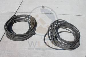 lot 154 image: TOTAL OF 2 LONG BLACK AIR HOSES  SEE PICS&nbsp
