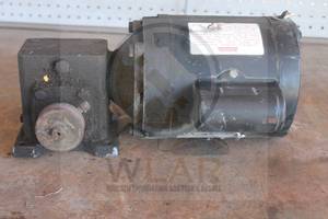 lot 165 image: A.O SMITH AC MOTOR PHASE 1 , 312P400 WITH WORM GEARBOX&nbsp