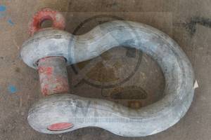lot 177 image: VERY LARGE&nbsp INDUSTRIAL CROSBY&nbsp ANCHOR&nbsp LIFTING SHACKLE WLL 55T&nbsp