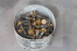lot 192 image: GENEROUS AMOUNT OF HEX HEAD BOLTS AND WASHERS , 4L  SEE PICS&nbsp
