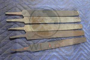 lot 202 image: TOTAL OF 5 ASSORTED BRAND METAL HAND FLAT BASTARD FILES , 14 12L&nbsp  SEE PICS&nbsp