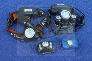 lot 36 image: TOTAL OF 4&nbsp ASSORTED BRAND LED TACTICAL HEADLAMPS&nbsp