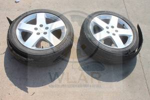 lot 47 image: TOTAL OF 2&nbsp GM CHEVROLET&nbsp HHR&nbsp 5-SPOKE SUPER ALLOY WHEEL RIMS 46089 , 17 X 6.5 , 9595-416&nbsp
