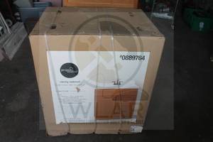 lot 142 image: UNOPEN BOX&nbsp - PROJECT SOURCE VANITY CABINET GOLDEN FINISH 0889764&nbsp
