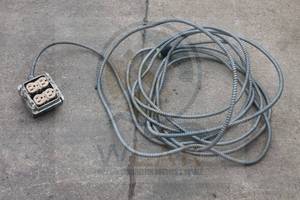 lot 189 image: HEAVY DUTY FLEXIBLE CONDUIT EXTENSION CORD WITH 4 SOCKET OUTLETS