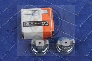 lot 209 image: TOTAL OF 2- DEVILBISS SPRAY GUN NOZZLE AIR CAPS , No.395&nbsp