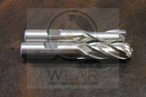 lot 31 image: TOTAL OF 2 USA 12 HSS END MILL , - BALL NOSE&nbsp 3 14 L CARBIDE END MILL 239579&nbsp &amp&nbsp 2FLUTE 3 18 L CARBIDE END MILL 188433&nbsp
