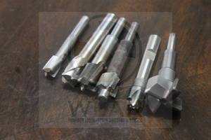 lot 84 image: TOTAL OF 6 ASSORTED BRAND HSS COUNTERBORE DRILL BITS&nbsp