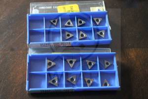 lot 106 image: SUMITOMO T12A CARBIDE&nbsp 14PC MILLING INSERTS MADE IN GERMANY&nbsp