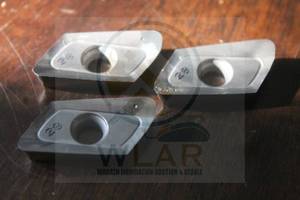 lot 109 image: TOTAL OF 3 CARBIDE MILLING INSERTS&nbsp #28&nbsp