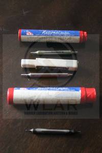 lot 112 image: TOTAL OF 3 ASSORTED SMALL SIZE DOUBLE ENDED END MILLS , 116 &amp 132&nbsp
