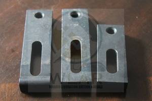 lot 115 image: TOTAL OF 3 MACHINIST TAPPED STEEL HEEL STRAP CLAMPS  CL-63-CS &nbsp CL-65-CS  SEE PICS&nbsp