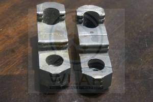 lot 119 image: TOTAL OF 2 STEP HARD JAWS FOR HYDRAULIC CHUCK TMH BY TOOLMEX 12 12&nbsp 1012310 , 3416  SEE PICS&nbsp