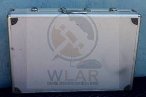 lot 74 image: ALUMINUM POKER CASE ONLY , 20 X 14&nbsp