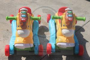 lot 34 image: TOTAL OF 2 VTECH GALLOP &amp ROCK LEARNING PONY