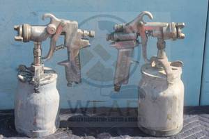 lot 37 image: TOTAL OF 2 DEVILBISS TYPE MBC  MAC HVLP PAINT SPRAY GUNS&nbsp
