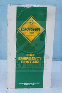 lot 135 image: ZEE OXYGEN U.S.P. EMERGENCY UNIT FOR EMERGENCY FIRST AID WITH IN WALL STORAGE CASE&nbsp