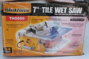lot 146 image: WORKFORCE 7 TILE WET SAW , THD550&nbsp