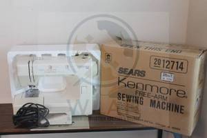 lot 24 image: SEARS KENMORE SEWING MACHINE 385.11607 IN ORIGINAL BOX&nbsp