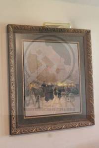 lot 26 image: SWEET LAND OF LIBERTY  SIGNED G.HARVEY &amp NUMBERED 550550 IN WOOD ORNATE FRAME&nbsp WITH PICTURE LIGHT ,&nbsp 38 W X43 12 H  SEE PICS&nbsp