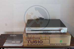 lot 30 image: HARMANKARDON TU610 LINEAR PHASE STEREO FMAM TUNER WITH MANUAL IN ORIGINAL BOX&nbsp