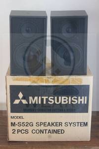 lot 32 image: MITSUBISHI M-S52G&nbsp SPEAKER SYSTEM&nbsp SET IN ORIGINAL BOX&nbsp