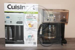 lot 102 image: CUISINART 12-CUP PROGRAMMABLE&nbsp MULTIFUNCTIONAL PLUS COFFEE&nbsp MAKER&nbsp , CHW-12&nbsp