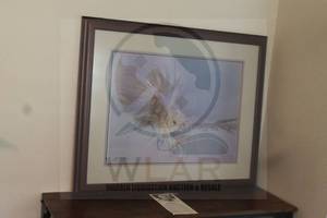 lot 122 image:  SPIRITS OF THE NIGHT  WALL ART SIGNED BERT SEABOURN&nbsp NUMBERED 8841000 IN WOOD FRAME , 30W X 26H&nbsp