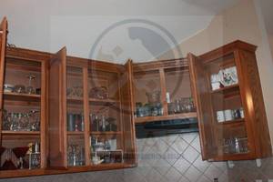 lot 232 image: LOT OF ALL CABINETS AND COUNTER DISHES POTS AND PANS AND BAKING PANS MUST TAKE ALL BRING YOUR BOXES