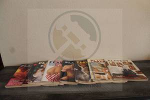 lot 193 image: LOT OF 8 VINTAGE 1975 PLAYBOY MAGAZINES JAN THRU DEC 1975 FEB, MARCH, MAY AND JUNE NOT INCLUDED SEE PICS