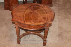 lot 225 image: ANTIQUE GADSDEN FURNITURE OVAL END SIDE TABLE&nbsp