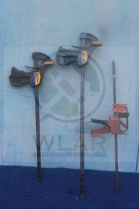 lot 10 image: TOTAL OF 3 QUICK- GRIP WORX BAR CLAMPS , 18 &amp 24&nbsp