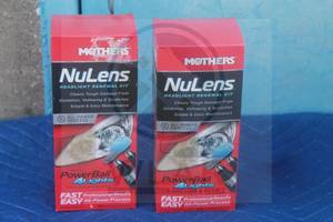 lot 29 image: TOTAL OF 2 MOTHERS&nbsp NU LENS HEADLIGHT RENEWAL KITS IN ORIGINAL BOX&nbsp