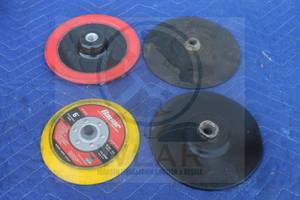 lot 38 image: CRAFTSMAN BAUER BACKING PADS , 6 &amp 7&nbsp