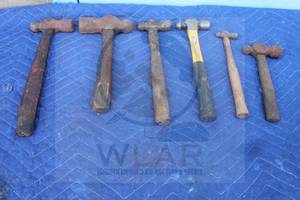 lot 44 image: TOTAL OF 6 BALL PEEN HAMMERS&nbsp
