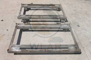 lot 54 image: TOTAL OF 2 STEEL&nbsp 4-WHEEL HEAVY DUTY FURNITURE DOLLY , 39 L X 25 12 W&nbsp