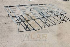 lot 66 image: METAL TWIN FOLDAWAY PLATFORM&nbsp BASE BED CAMPING COT&nbsp