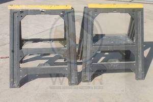 lot 68 image: SET OF STANLEY SAW HORSES  SEE PICS&nbsp