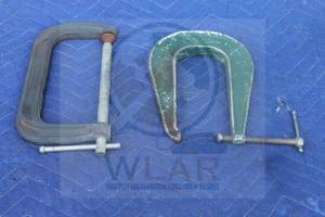 lot 71 image: TOTAL OF 2 LARGE C-CLAMPS , HUSKY PONY 246  SEE PICS&nbsp