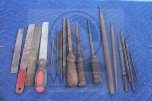 lot 106 image: TOTAL OF 17 ASSORTED BRANDSIZE ROUND &amp FLAT&nbsp RASP FILES  SEE PICS&nbsp