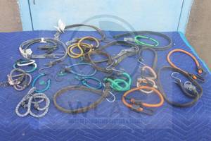 lot 139 image: TOTAL OF 20 ASSORTED BRANDSIZE STRETCH&nbsp MULTI USE TIE DOWNS BUNGEE CORDS WITH HOOKS&nbsp