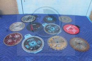 lot 169 image: TOTAL OF 11 ASSORTED BRAND SAW BLADES 7 - 7 14  SEE PICS&nbsp