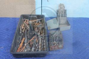 lot 183 image: GENEROUS AMOUNT ASSORTED BRAND SIZE DRILL BITS  STORAGE CONTAINERS INCLUDED&nbsp
