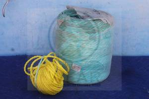 lot 211 image: LOT OF LARGE SPOOL NYLON ROPE &amp YELLOW ROPE&nbsp