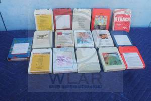 lot 212 image: TOTAL OF 16 VINTAGE ASSORTED GENRE 8-TRACKS  SEE PICS&nbsp
